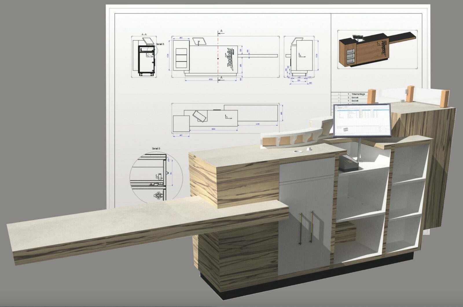 CAD Programm für Möbelbau